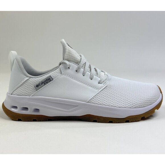 Columbia Crystal Springs PFG Womens Lace Up White Shoes Fishing YL3564-100 - Picture 1 of 11